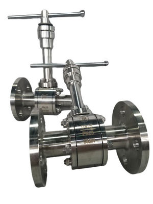 DN100mm Flenstype Cryogene Kogelklep voor LO2